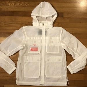 New M Nike Air Jordan 23 Engineered White Jacket Windbreaker Men CK8935-100